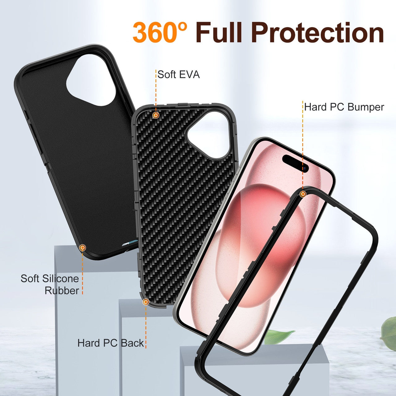 Coque Defender antichoc pour iPhone 16 Plus Coque Defender antichoc pour iPhone 16 Plus